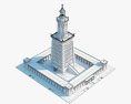 Faro de Alejandría Modelo 3D